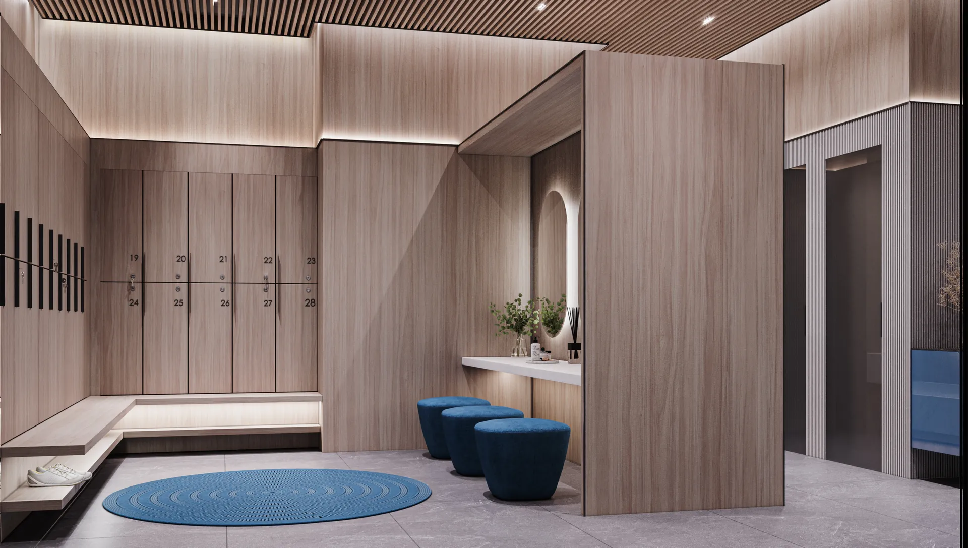 Lockers de amenidades